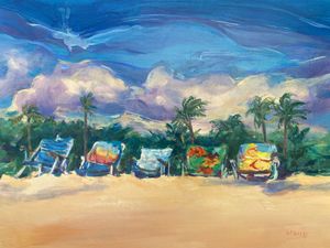 "We're in the water!"