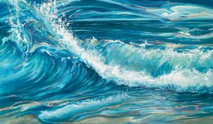 "Agua Vitae" oil 36" x 60"