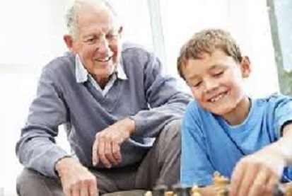 abuelo y nieto