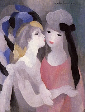 a-hermanas-gemelas-pintura-de-laurencin