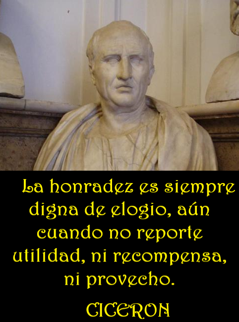 LO DIJO  CICERON.