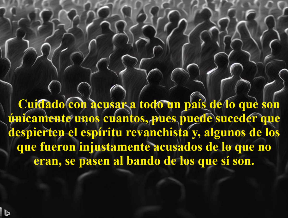SOBRE CIERTA ACUSACIONES (PÍLDORAS FILOSÓFICAS)