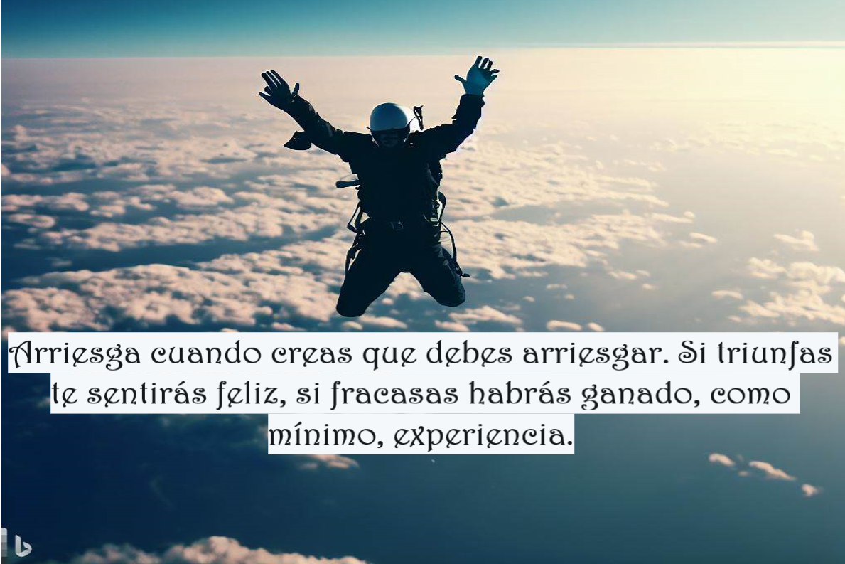 SOBRE ARRIESGARSE (PÍLDORAS FILOSÓFICAS)