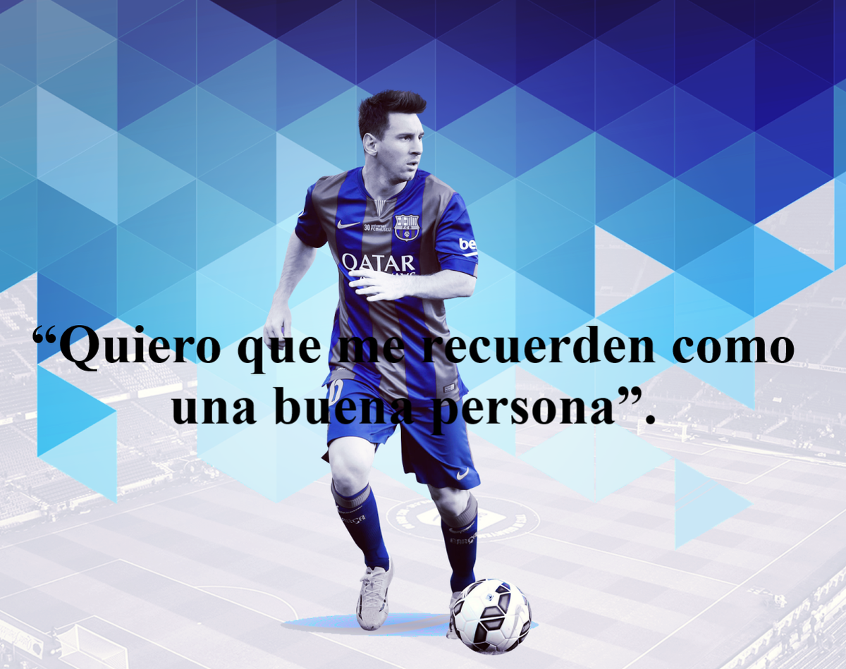 ASÍ DEMOSTRÓ LEO MESSI SU MODESTIA