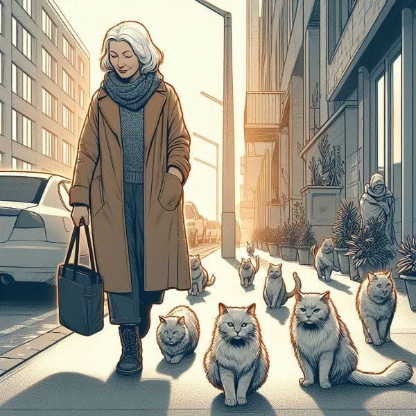 LA MUJER DE LOS GATOS (RELATO)