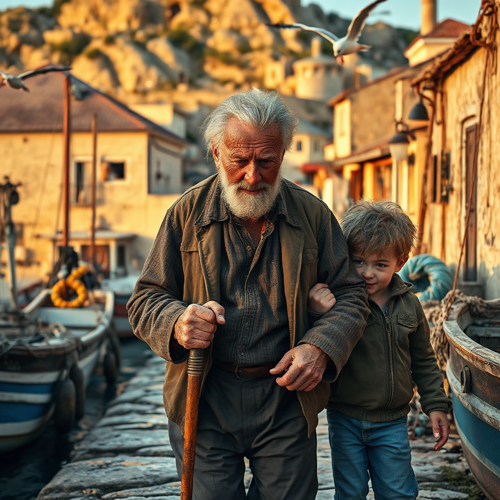 UN ABUELO, SU NIETO Y EL MAR (RELATO)