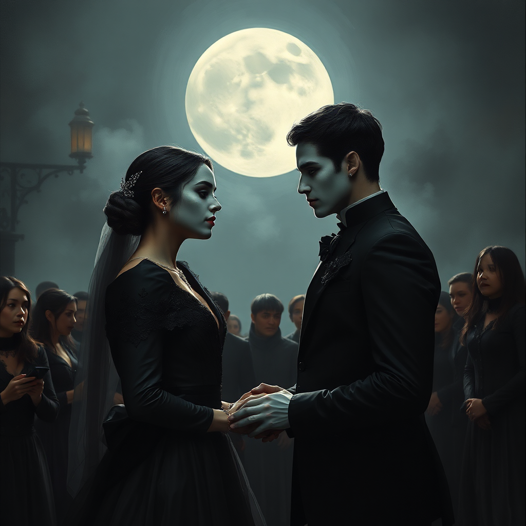 SE CASARON DISFRAZADOS DE VAMPIROS (MICRORRELATO)