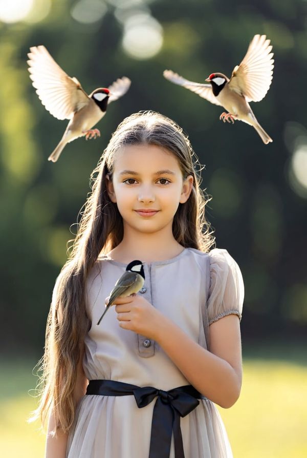 UNA NIÑA Y UN PAJARITO- (MICRORRELATO)