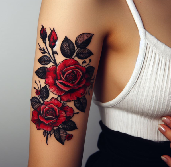 SIETE ROSAS ROJAS TATUADAS (RELATO)