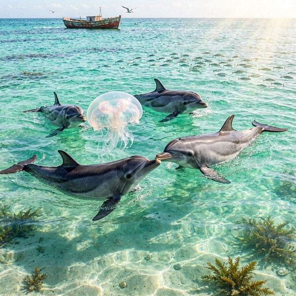 LOS DELFINES JUEGAN AL FÚTBOL (CURIOSIDADES)