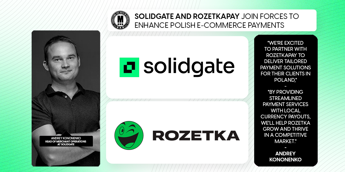 Solidgate and RozetkaPay Join Forces to Enhance Polish E-Commerce Payments