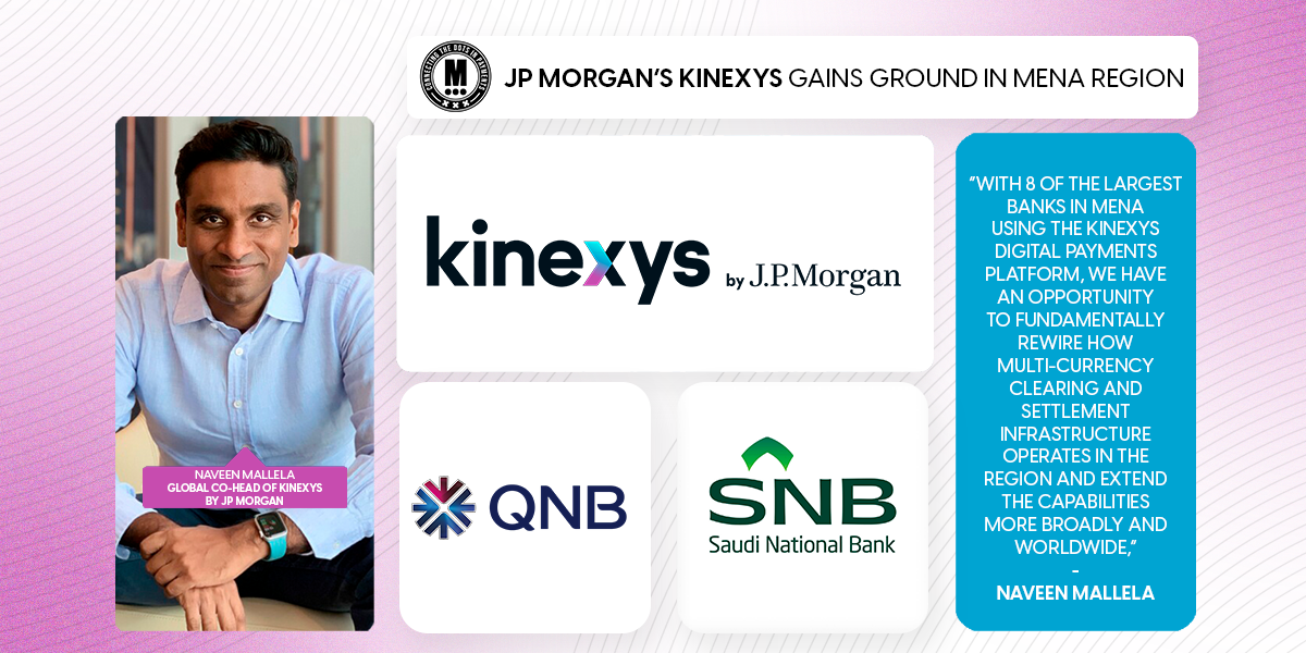JP Morgan’s Kinexys Gains Ground in MENA Region