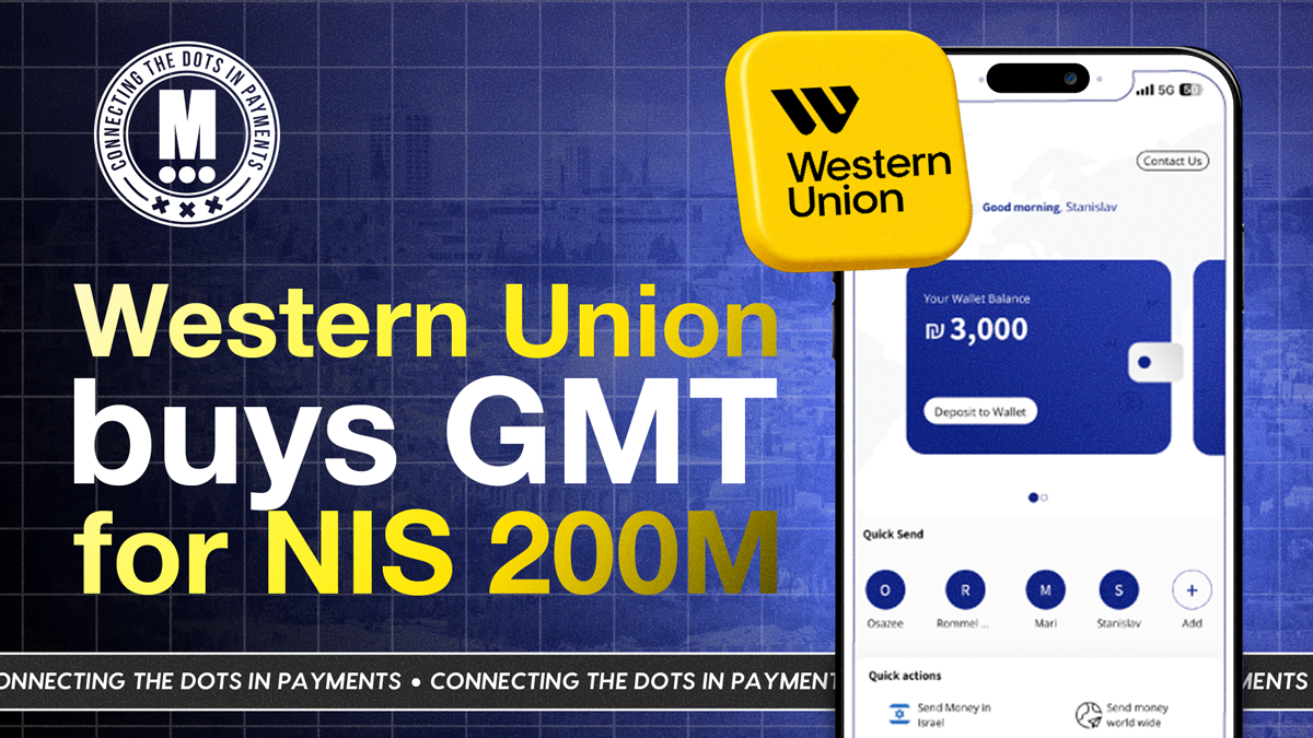 Western Union Is Betting on Israeli Payment Technology