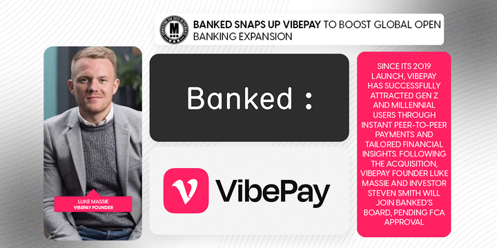 Banked Snaps Up VibePay to Boost Global Open Banking Expansion