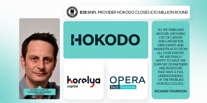 B2B BNPL Provider Hokodo Closes €10 Million Round