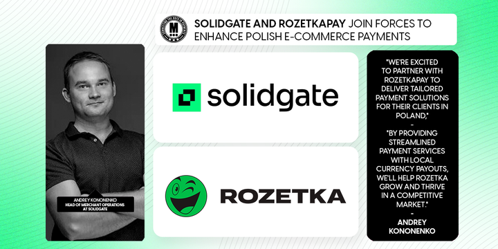 Solidgate and RozetkaPay Join Forces to Enhance Polish E-Commerce Payments