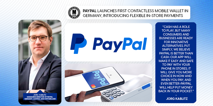 PayPal Launches First Contactless Mobile Wallet in Germany, Introducing Flexible In-Store Payments
