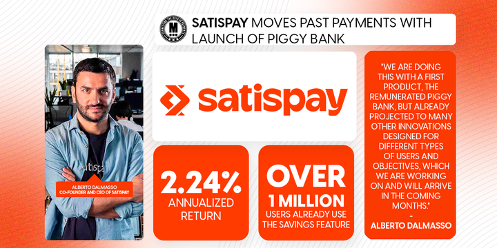 Satispay Moves Past Payments With Launch of Piggy Bank