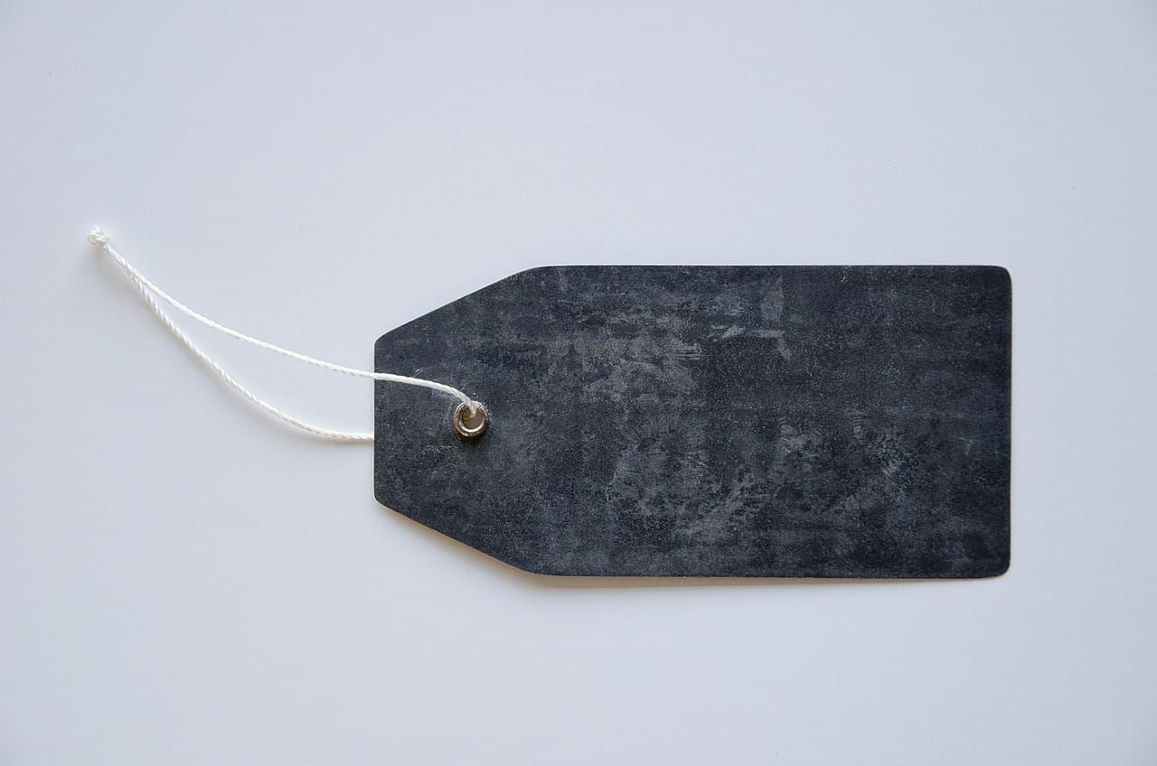 Picture of a blank tag