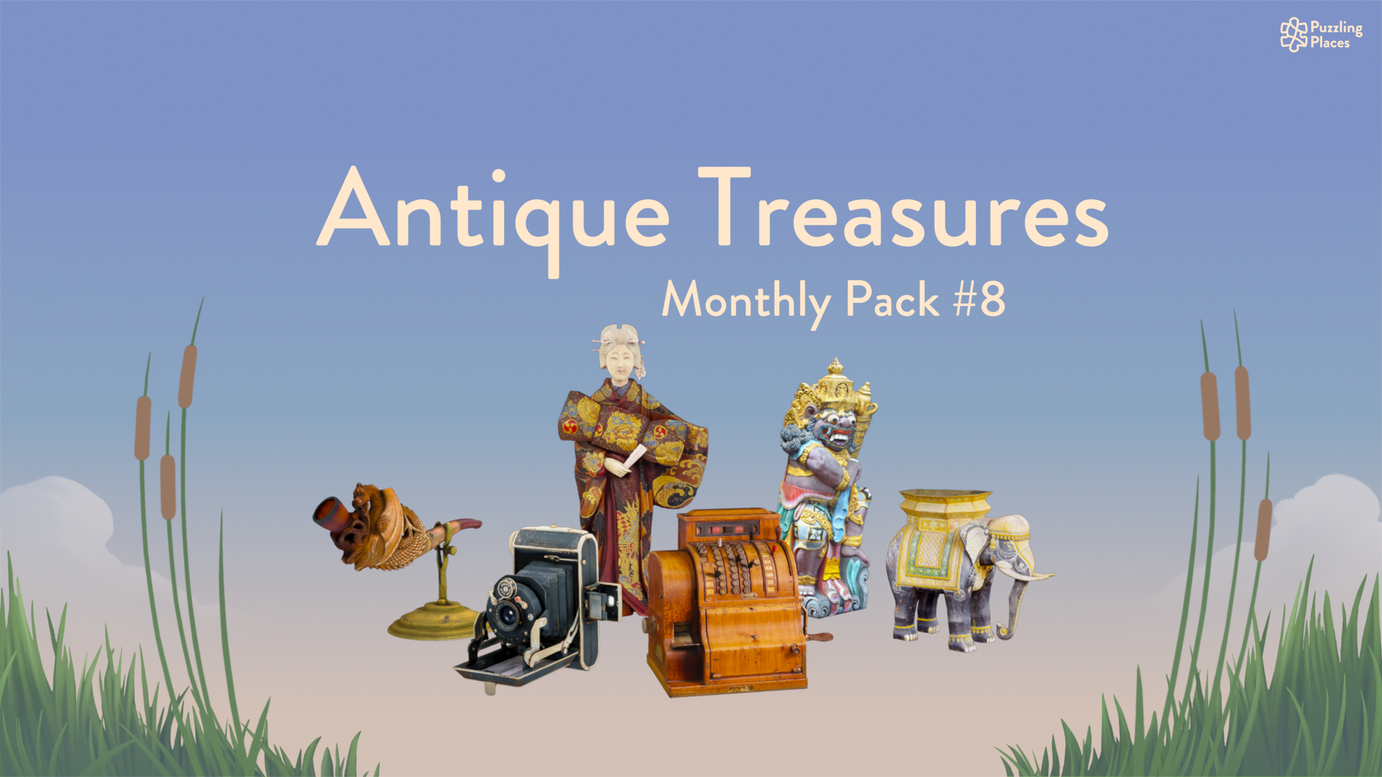 🧩 Puzzling Places DLC - Monthly Pack #8: Antique Treasures