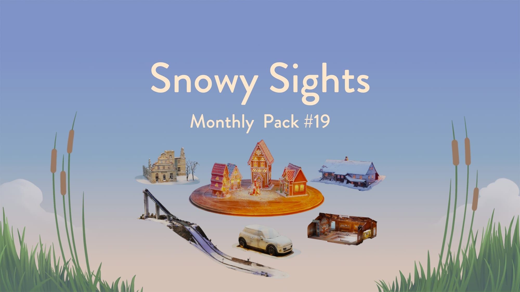🧩 Puzzling Places DLC - Monthly Pack #19: Snowy Sights