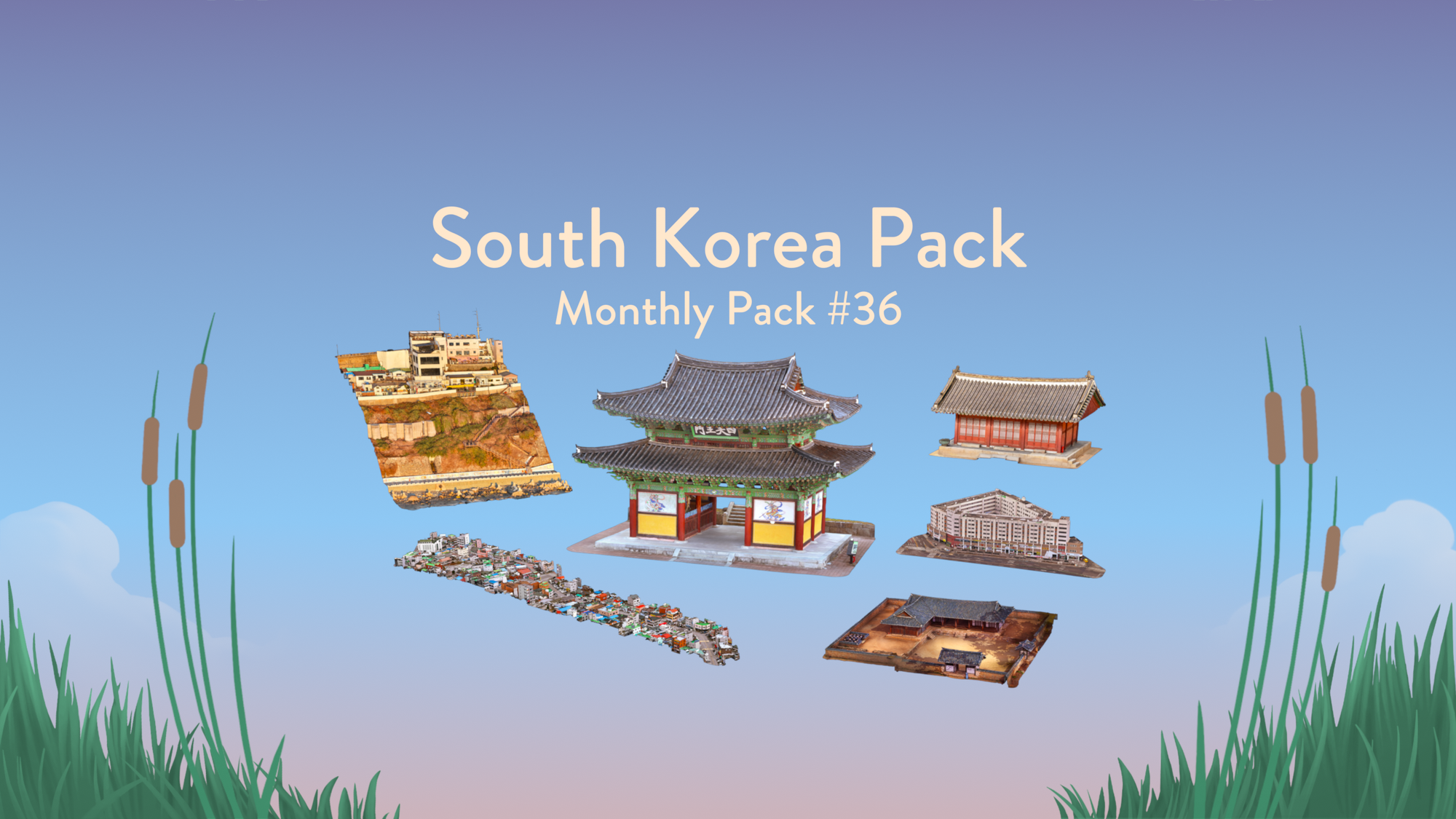 🧩 Puzzling Places DLC - Monthly Pack #36 - South Korea Pack