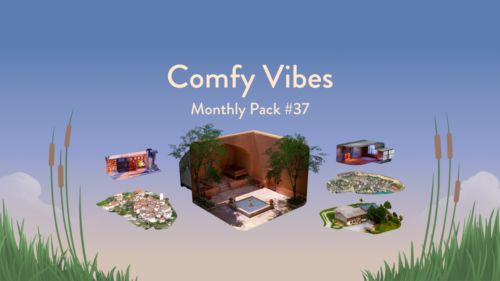 🧩 Puzzling Places DLC - Monthly Pack #37 - Comfy Vibes