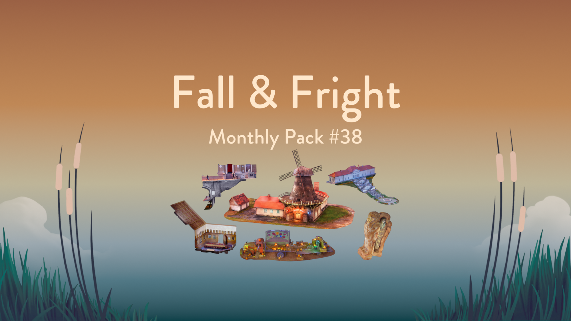 🧩 Puzzling Places DLC - Monthly Pack #38 - Fall & Fright