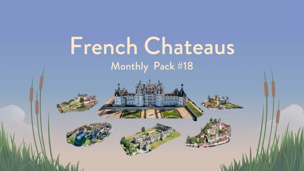 🧩 Puzzling Places DLC - Monthly Pack #18: French Chateaus