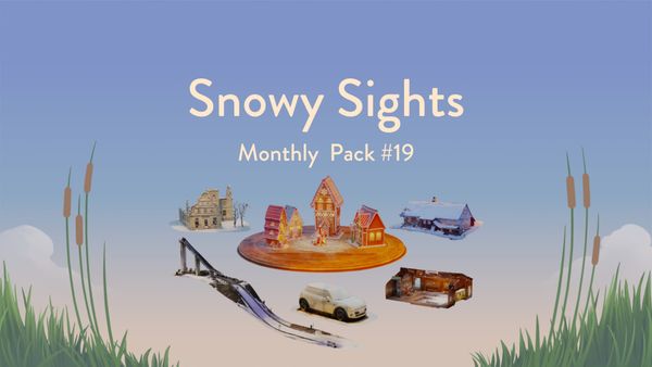 🧩 Puzzling Places DLC - Monthly Pack #19: Snowy Sights