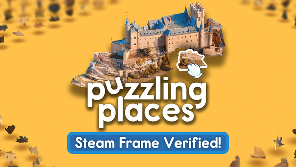 🧩 Puzzling Places is now Steam Frame Verified!