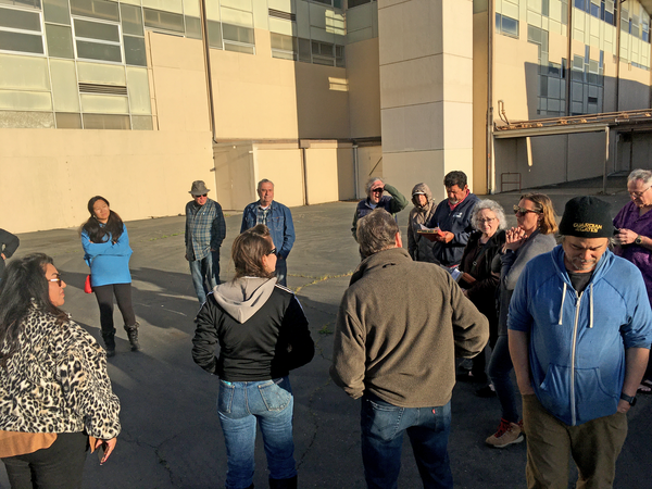 Neighbors, surplus land committee visit shuttered Adams Middle School