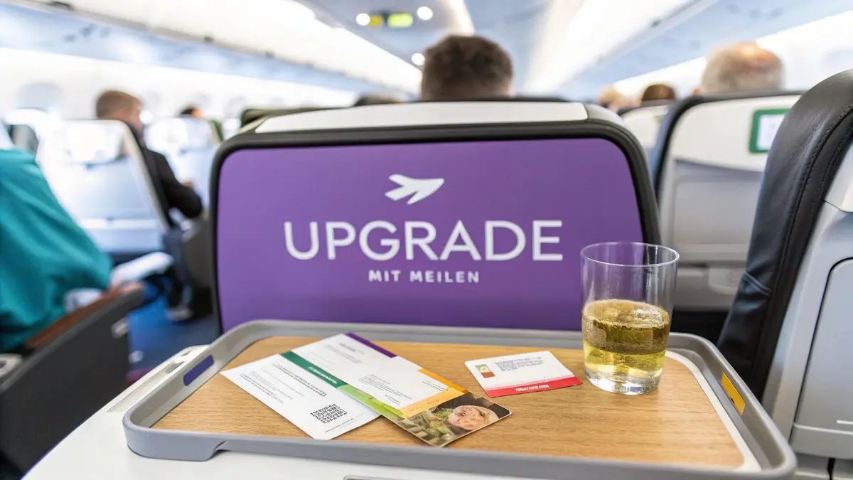 Flug Upgrade mit Meilen erfolgreich sichern