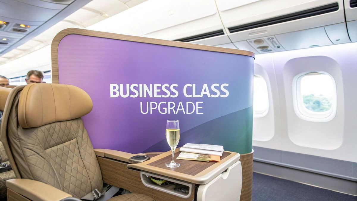 Ihr Business Class Upgrade leicht gemacht
