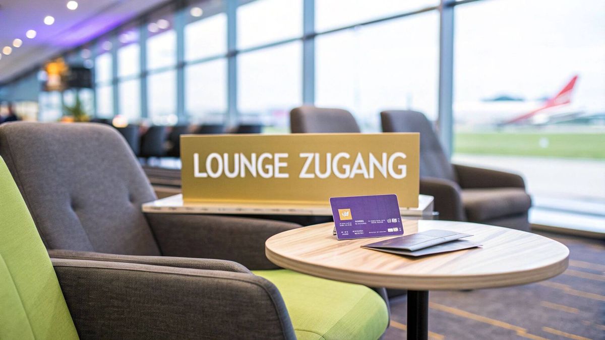 Flughafen Lounge Zugang Kreditkarte: Top 7 Karten 2025