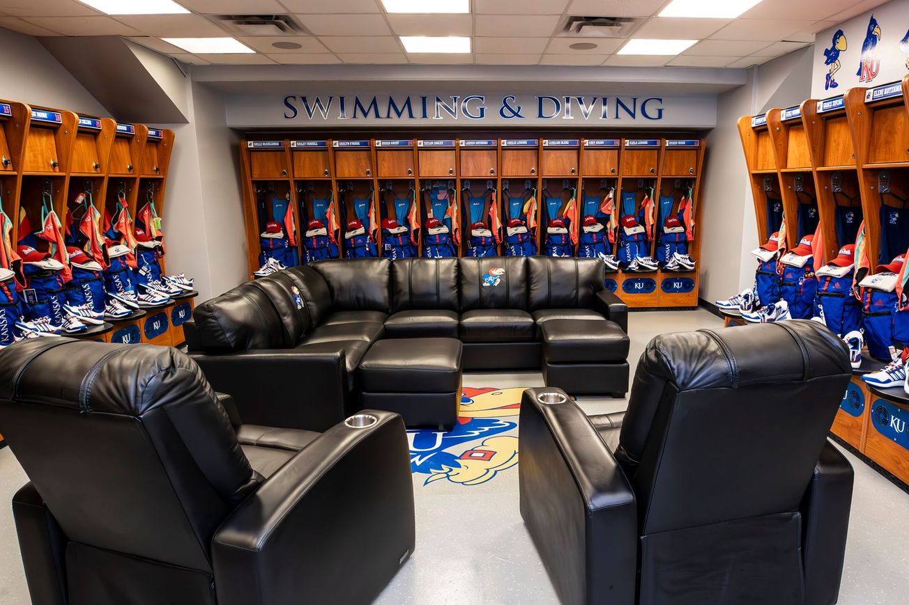Why KU swimming's new locker room is more than just fresh paint