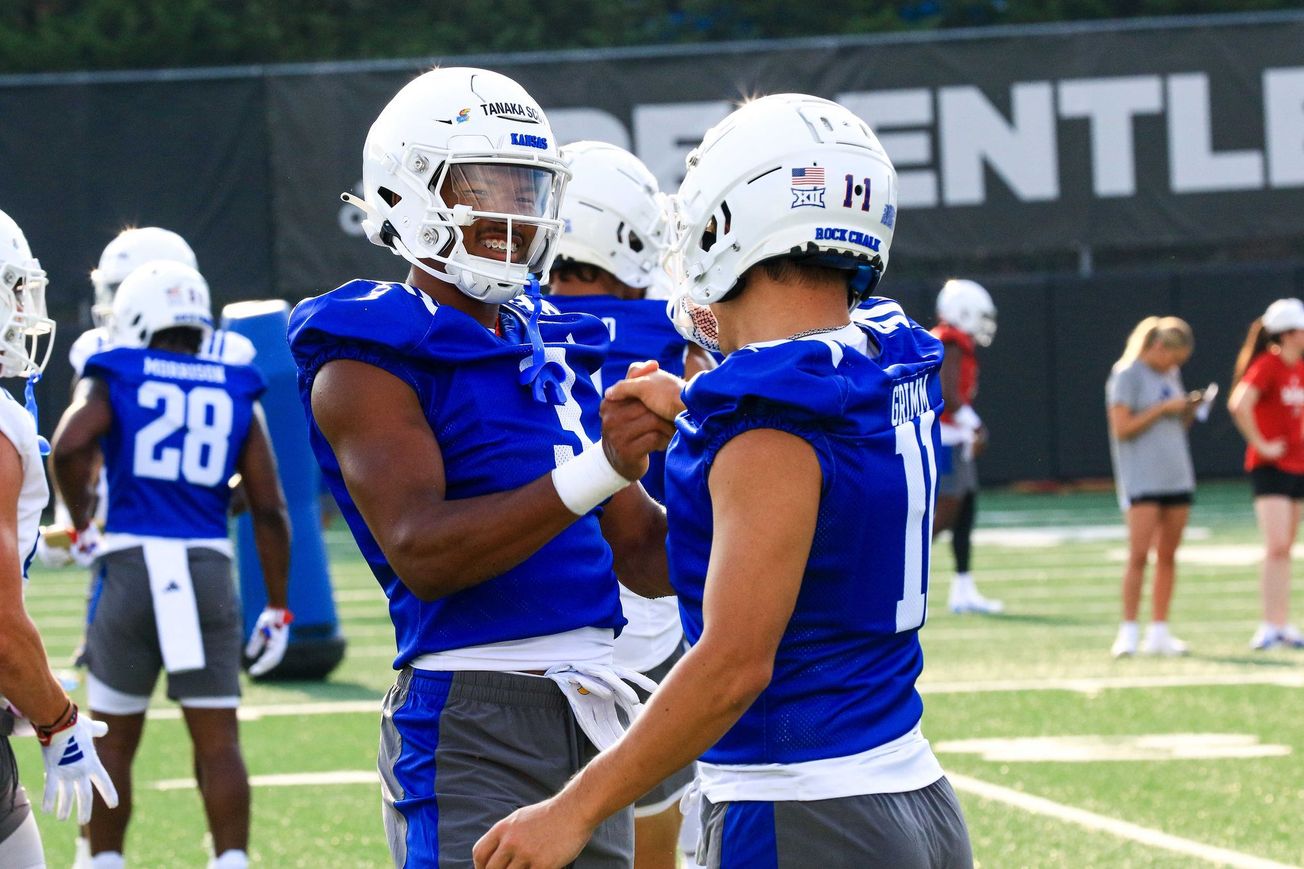 Photo gallery: Day 1 of KU football's preseason camp