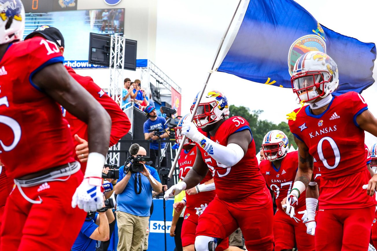 The story of how a Texas native became KU's state flag bearer
