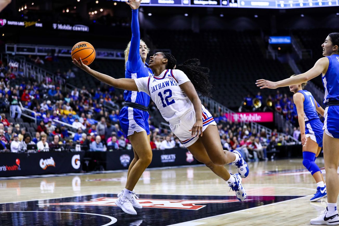 Moments That Popped: KU women top BYU to advance at Big 12 tourney