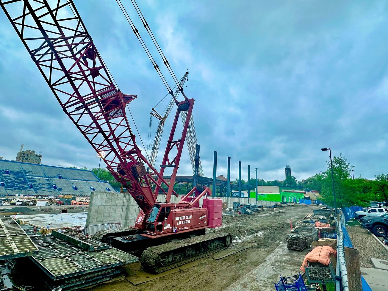 Photo Gallery: We've got standing steel at Memorial Stadium