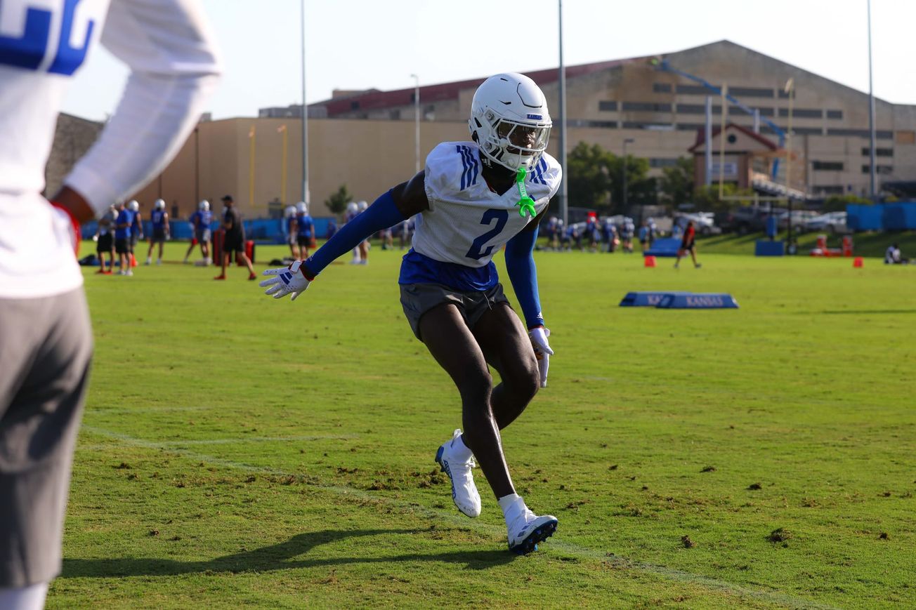 It's 2 goals to go on a list of 10 for Kansas cornerback Cobee Bryant