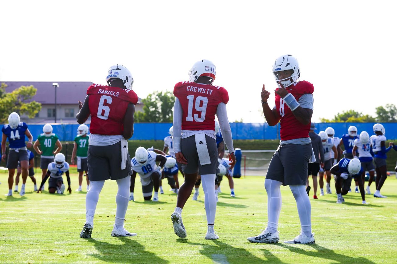 Photo Gallery: Jayhawks settle in during Day 3 of preseason camp