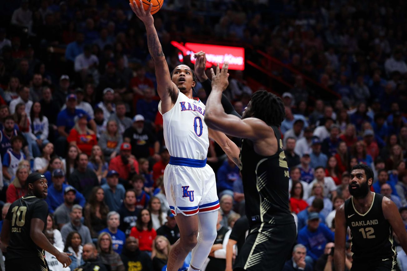 Photo Gallery: KU-Oakland at Allen Fieldhouse