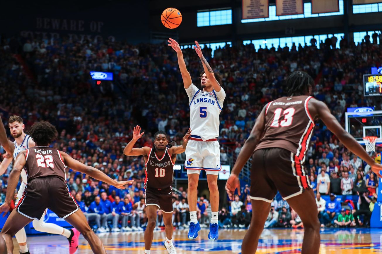 Moments That Popped: No. 8 Kansas 87, Brown 53