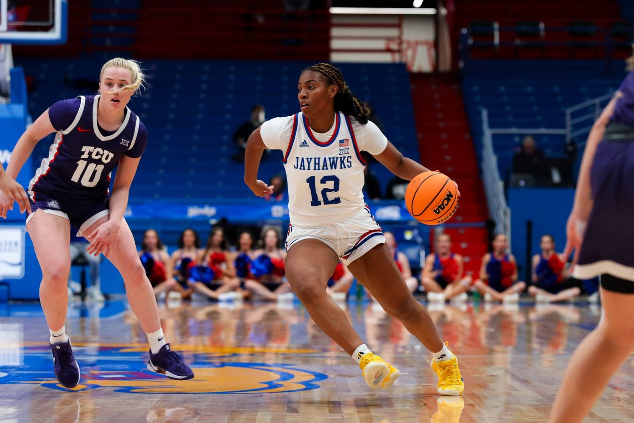 Photo Gallery: KU women battle 11th-ranked TCU to the wire