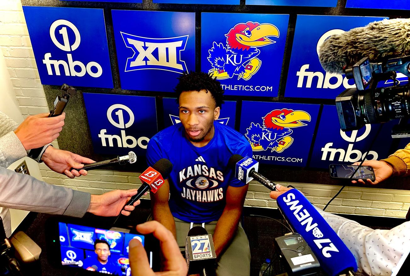 Freshman Darryn Peterson sets high bar on Day 1 with Jayhawks