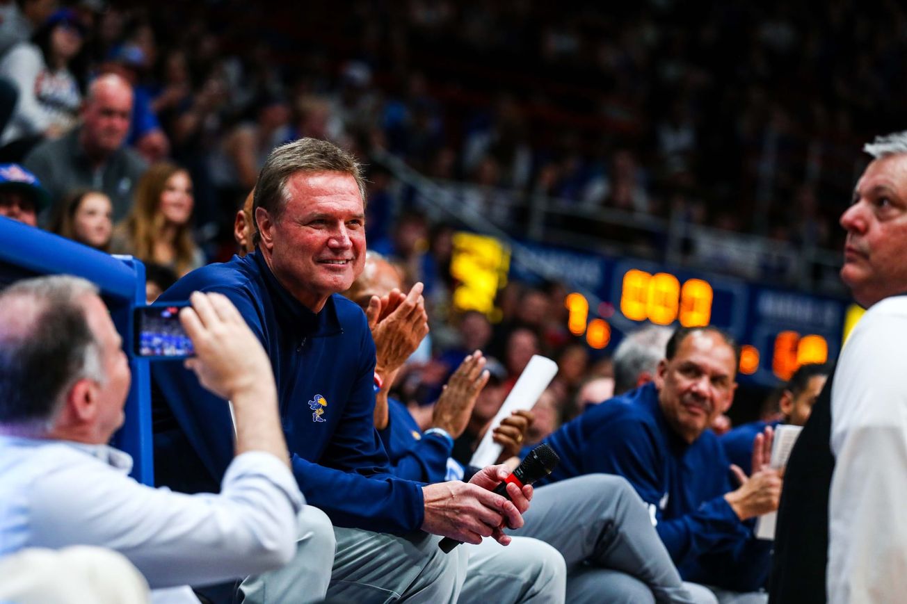 Kansas coach Bill Self back home after being released from hospital