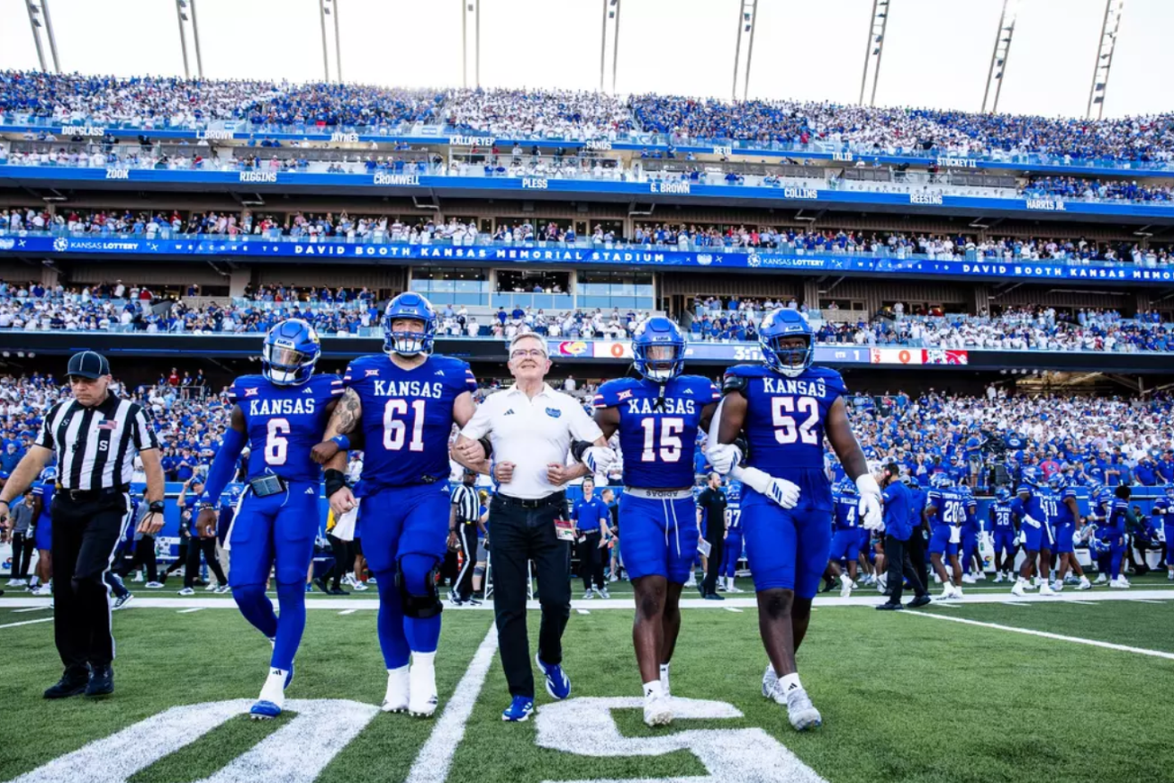 How senior D.J. Withers was selected as KU's 4th captain for the opener