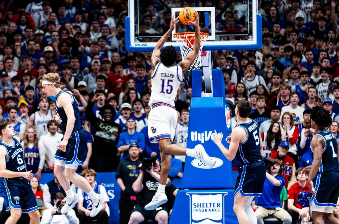 KU forward Bryson Tiller takes advantage of time on the big stage