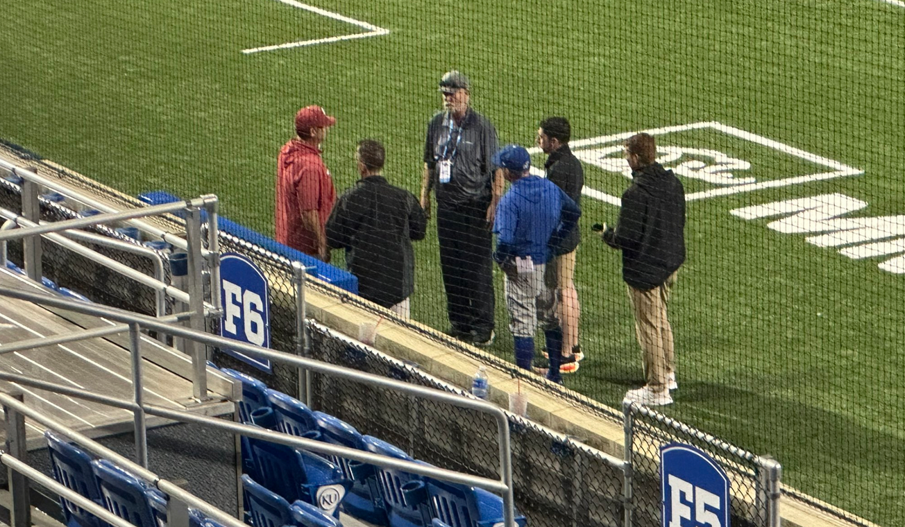 Super Regional Game 2 suspended